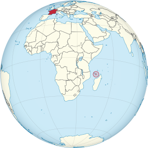 Mayotte globe