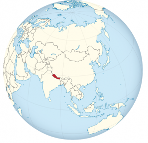 Nepal globe
